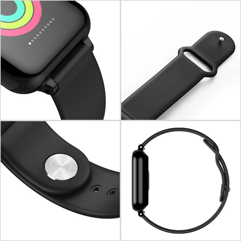 SOGA 2x Waterproof Fitness Smart Wrist Watch Heart Rate Monitor Tracker White-1