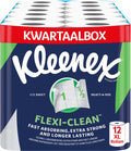 Kleenex kitchen paper - kitchen roll flexi clean - 12 maxi xl rolls - value pack-0
