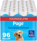 Page ® toilet paper - completely clean toilet paper - 96 rolls - value pack-0