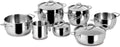 LAGOSTINA - kookpottenset euforia - 11 delig - inductiebestendig - inox - 10704600011-0