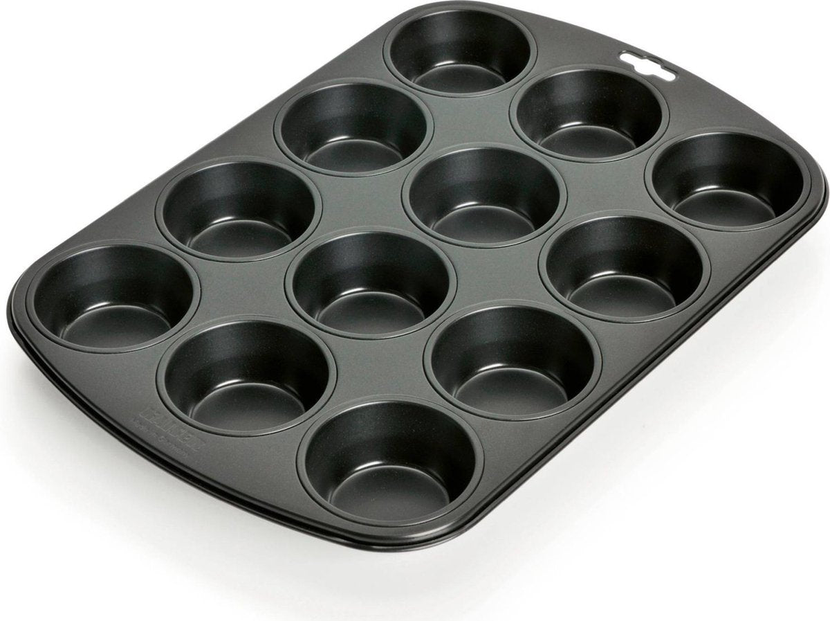 Kaiser muffin world - muffin tin - 12 pieces - 38 x 27 cm - non-stick - for perfect muffins-0
