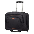 American Tourister black polyester trolley-0