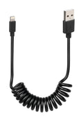 Lamp cable lamp coiled cable Apple 8-pin 1 meter black-0