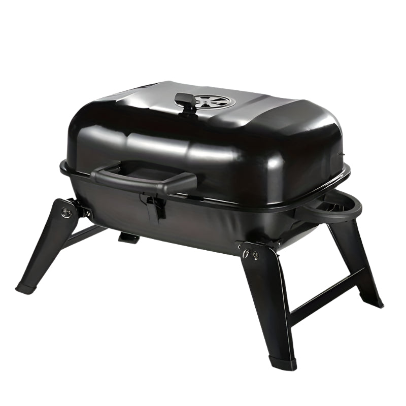 Cast Iron Charcoal Grill for Outdoor BBQ-0