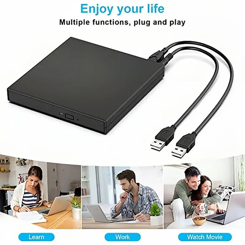 Empower Your Data Arsenal with Our External CD DVD Drive-3