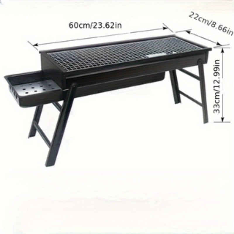Portable Foldable Charcoal Grill for Outdoor BBQ-4