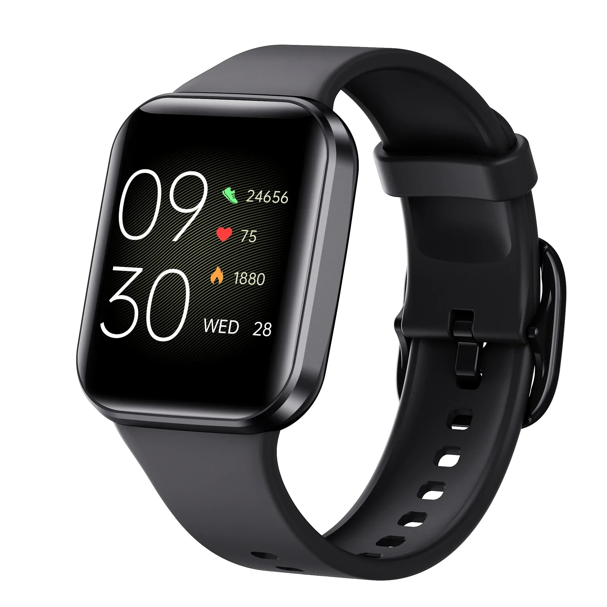 Luxury Smart Watch Fitness Waterproof Sport (Black)-0