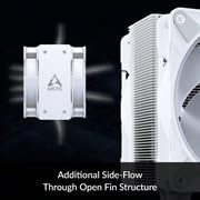 ARCTIC Freezer 36 A-RGB - Vit - Single-tower CPU-kylare med push-pull, två tryckoptimerade 120 mm P-fläktar och ARGB-belysning, fluiddynamiskt lager