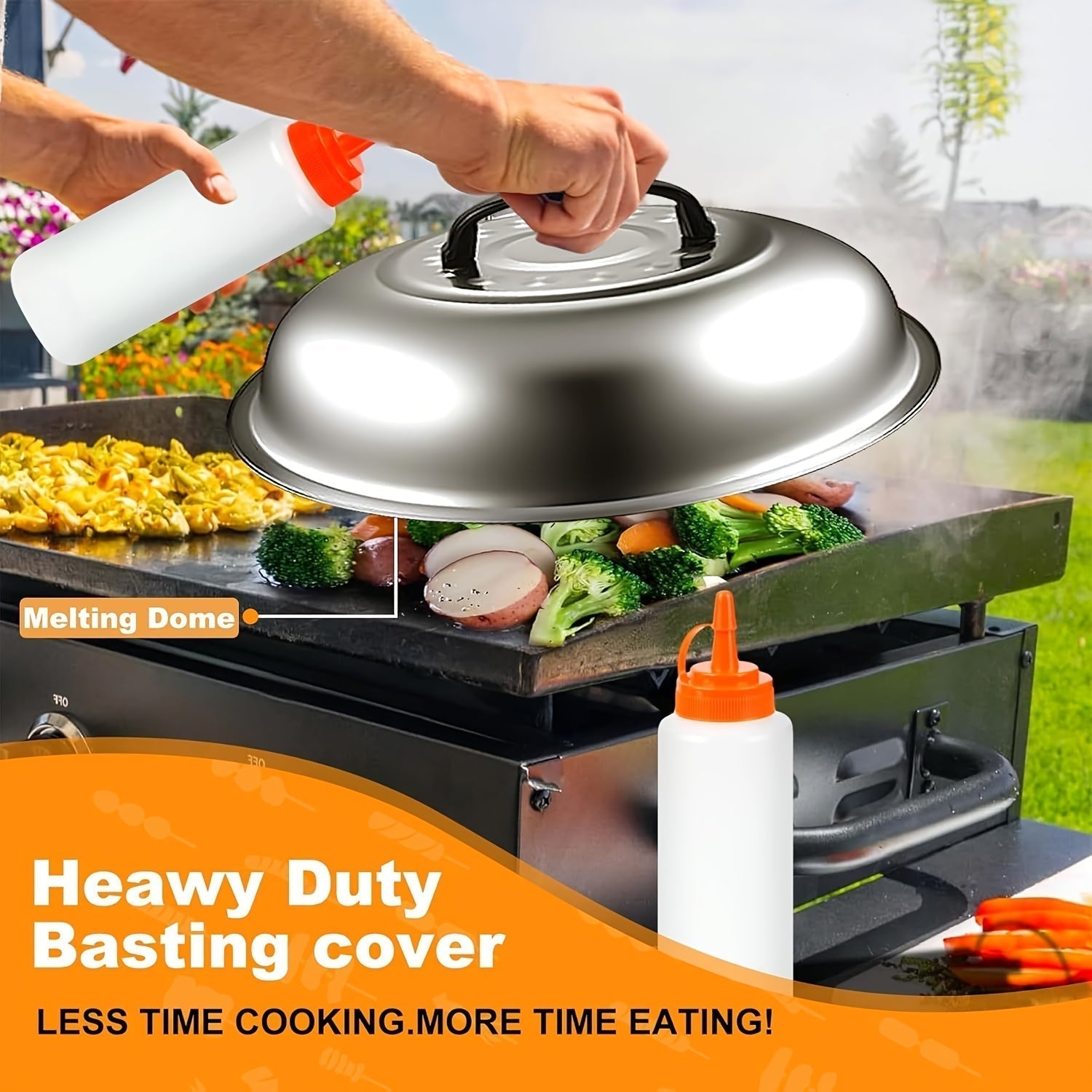 Flat Top Grill Accessories Stainless Steel Set (18pcs)-1