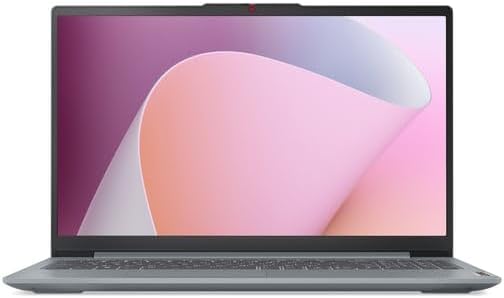 Lenovo IdeaPad Slim 3 82XQ012QMX 15,6" bärbar dator, Windows 11 Home S, grå – Full HD, Ryzen 3, 8GB RAM, 128GB SSD
