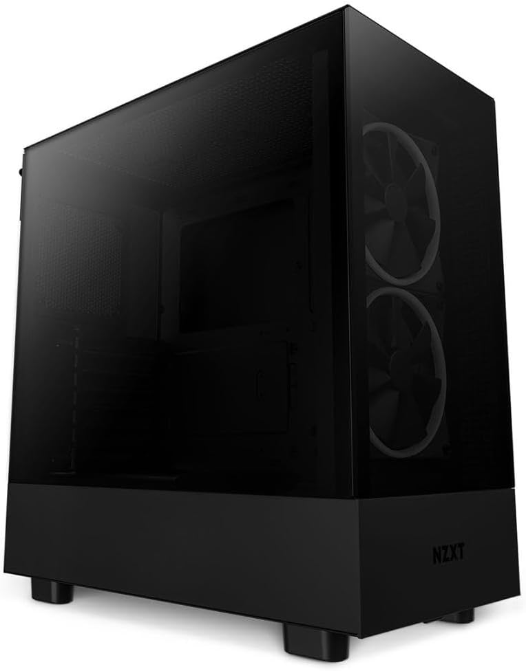 NZXT H5 Flow RGB - Kompakt Mid-Tower ATX PC-chassi - Svart