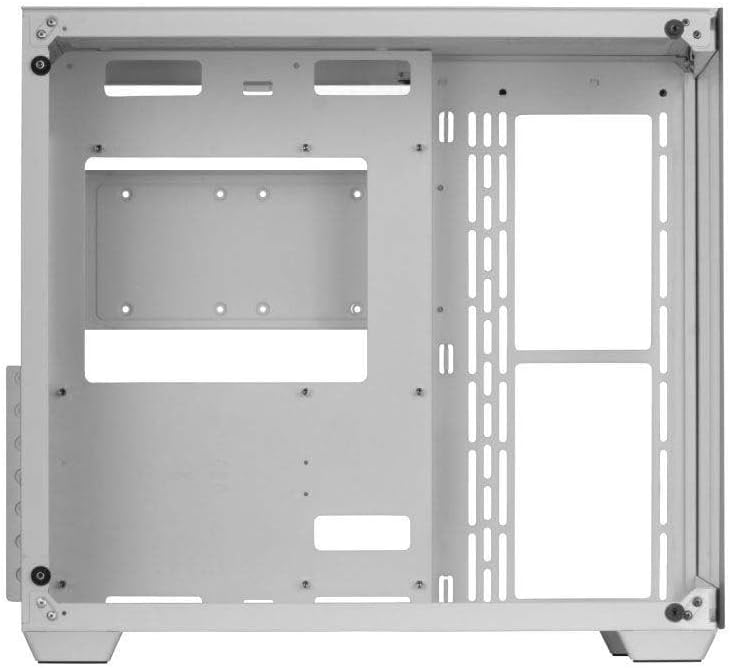 Mars Gaming MC-S1 svart, kompakt Micro-ATX Gaming PC-hölje, ARGB belysning 12 lägen, FRGB-fläkt, Full Side Window, MCS1