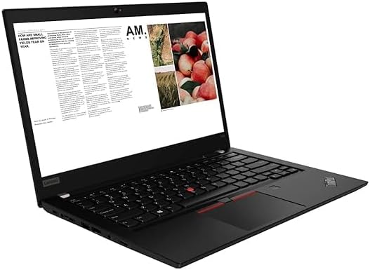 Lenovo THINKPAD T490, bärbar dator 14 tum i5 16 GB RAM, 512 GB SSD, renoverad med Windows 11 Pro, spanskt tangentbord och fingeravtrycksläsare, kraft och säkerhet