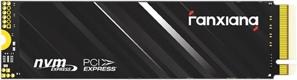 fanxiang NVMe M.2 SSD, 512 GB, PCIe 3 x 4 Gaming Solid State Enhet, 3500 MB/s läsning, 2500 MB/s skrivning, intern SSD, hårddisk för dataöverföring-S501Q