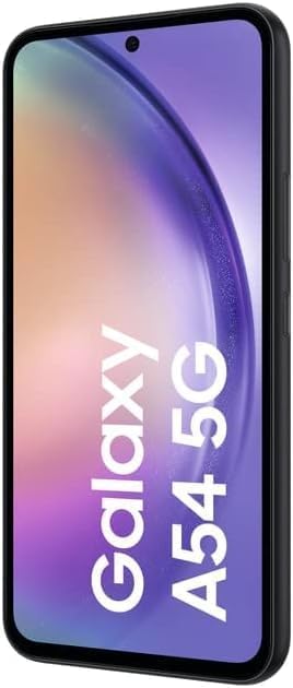 Samsung Galaxy A54 5G, Android Smartphone, 6,4 tums Dynamic AMOLED-skärm, 5 000 mAh batteri, 128 GB/8 GB RAM mobiltelefon i Awesome grafit inkl. 30 månaders tillverkargaranti [exklusivt för Amazon]