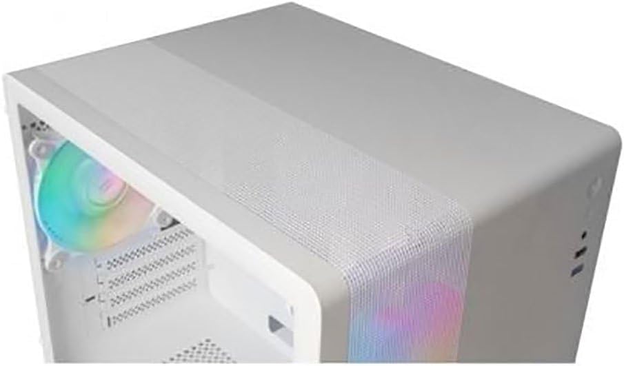 Mars Gaming MC-S1 svart, kompakt Micro-ATX Gaming PC-hölje, ARGB belysning 12 lägen, FRGB-fläkt, Full Side Window, MCS1