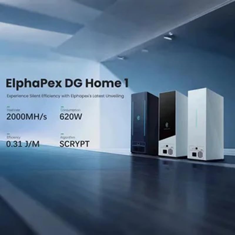Ny Elphapex DG Hem 1 Doge Gruvarbetare 2100 MH/S 630 W Litecoin Dogecoin Miner 2.1G LTC+Doge+Klockor Gruvarbetare DGHOME1 Scrypt Algoritm LTC Miner Låg ljudnivå