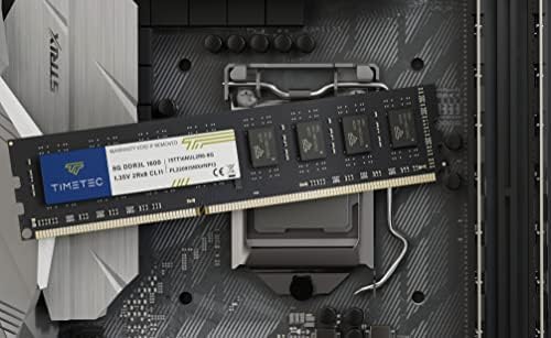 Timetec 16GB (2x8GB) DDR3L / DDR3 1600MHz PC3L-12800 / PC3-12800 Ingen ECC Obuffrad 1,35V / 1,5V CL11 2Rx8 Dual Rank 240 Pin UDIMM Stationär dator RAM-minne (SDRAM) uppgraderingsmodul