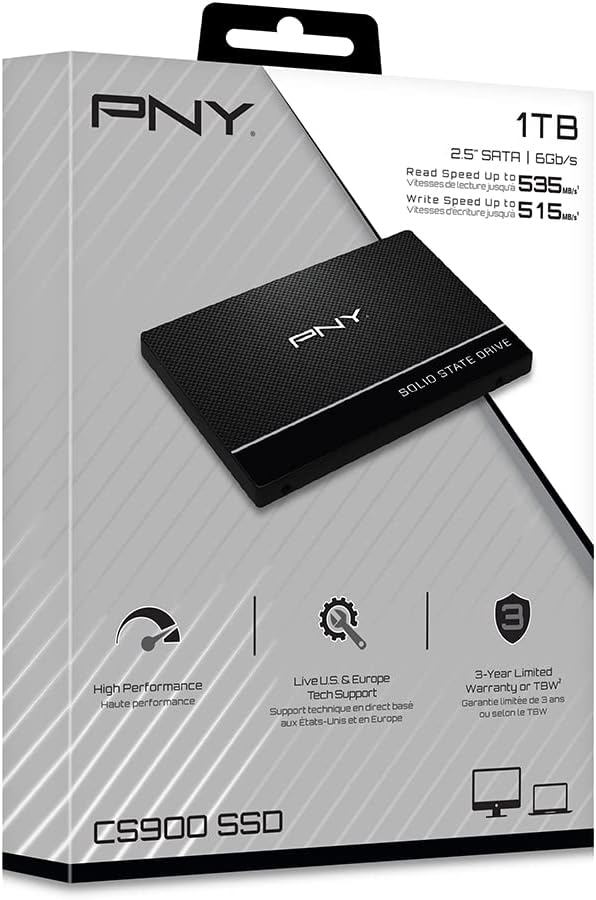 PNY CS900 500GB intern SSD SATA III 2.5"