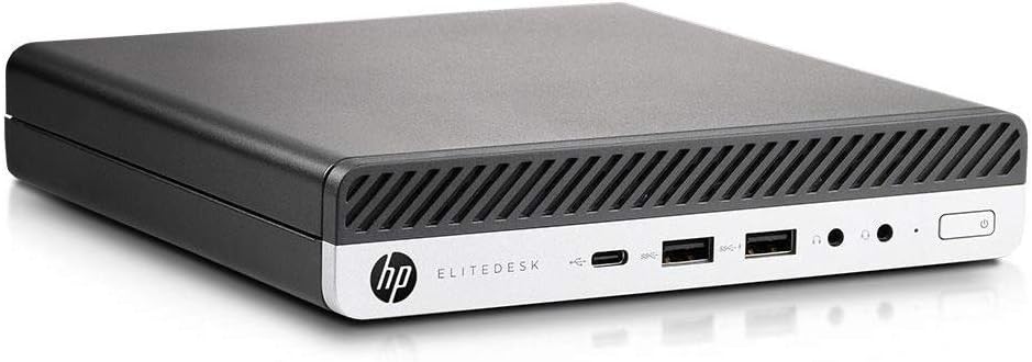 HP EliteDesk 800 G5 Desktop Mini Intel Six Core i5 9500T 512 GB SSD 16 GB Memory Windows 11 Pro PC (Refurbished)