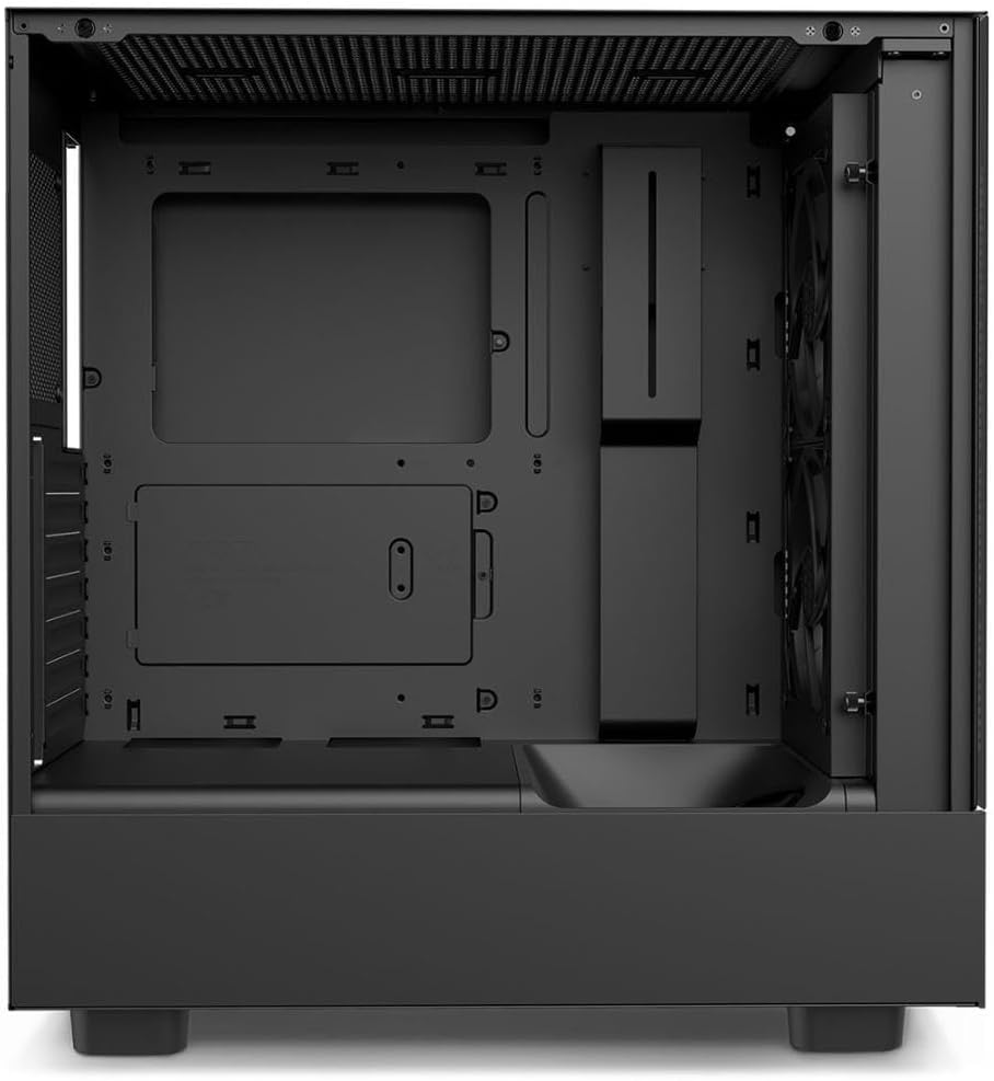 NZXT H5 Flow RGB - Kompakt Mid-Tower ATX PC-chassi - Svart