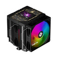 Thermalright Peerless Assassin 120 Vision ARGB svart CPU-kylare, PC-kylning med 6 värmerör, 2,8-tums magnetisk skärm (320 x 240 upplösning), för AMD AM4/AM5 och Intel LGA1700/1851