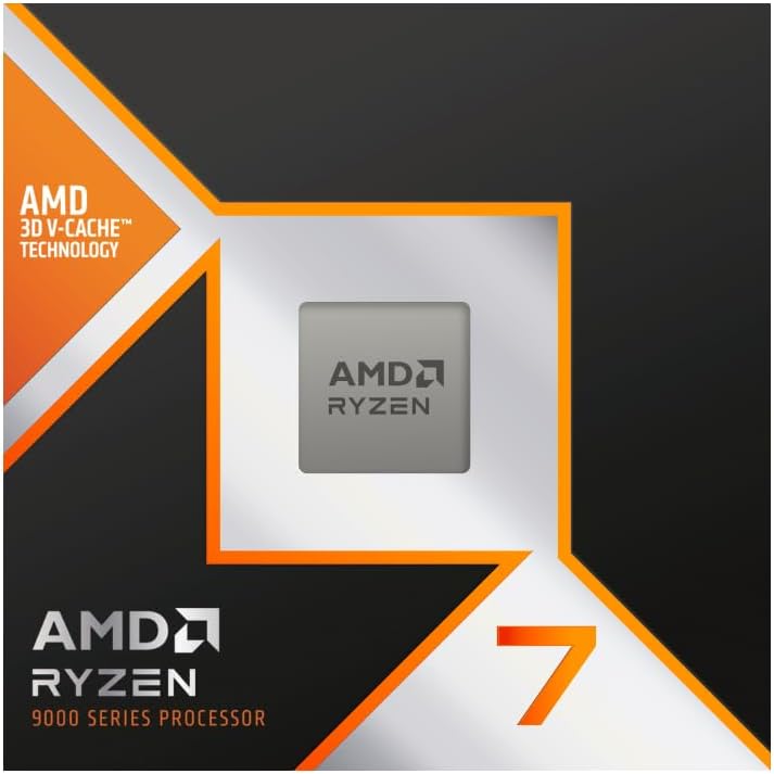 AMD Ryzen 7 9800X3D Processor, Silver