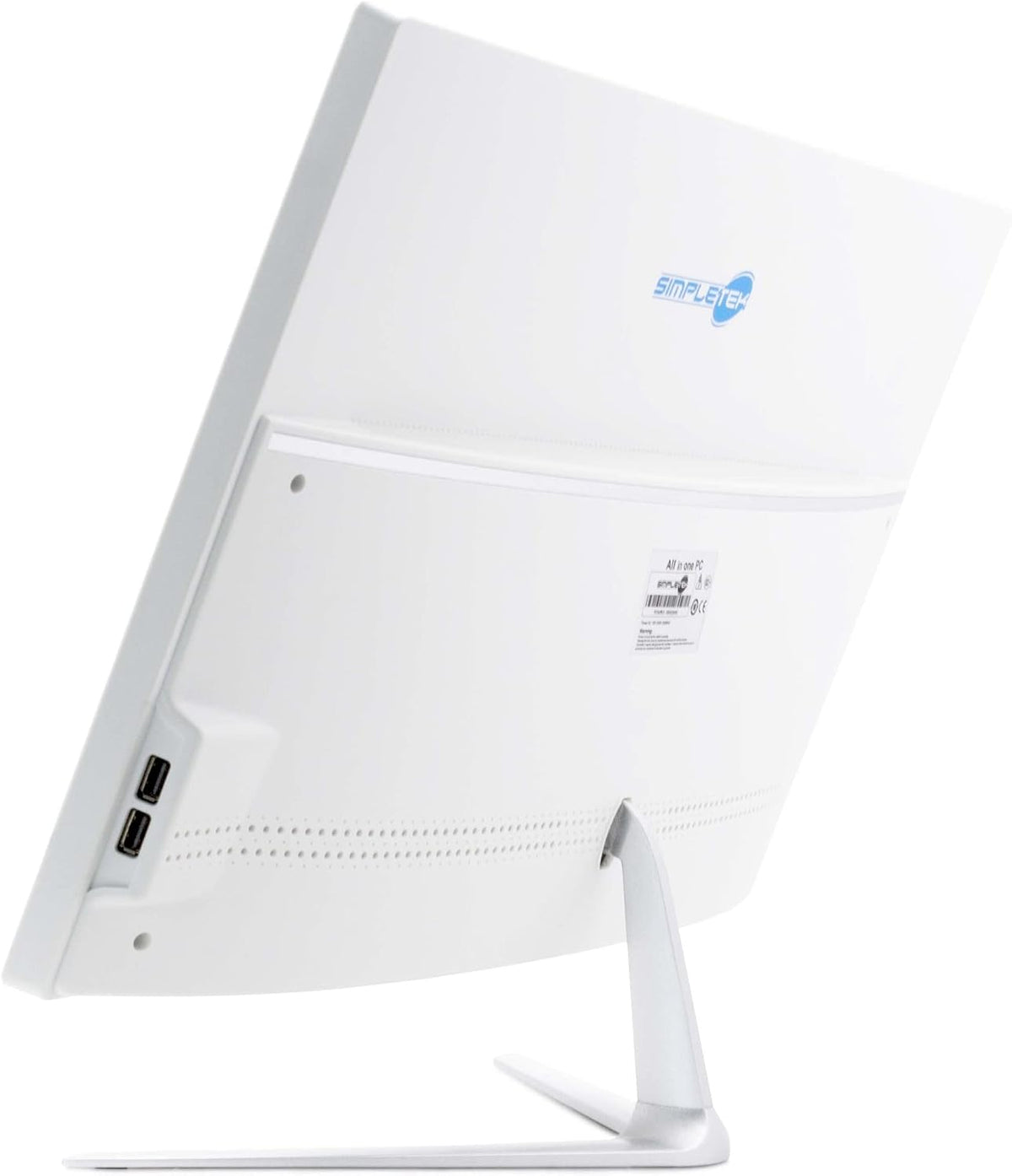 SIMPLETEK PC All in One Core i5 upp till 3,20 GHz, 4 GB SSD RAM 120 GB Windows 10 Pro | 24 tum FHD-skärm integrerad webbkamera WiFi BT LAN HDMI | fast dator för hemmakontor i skolan