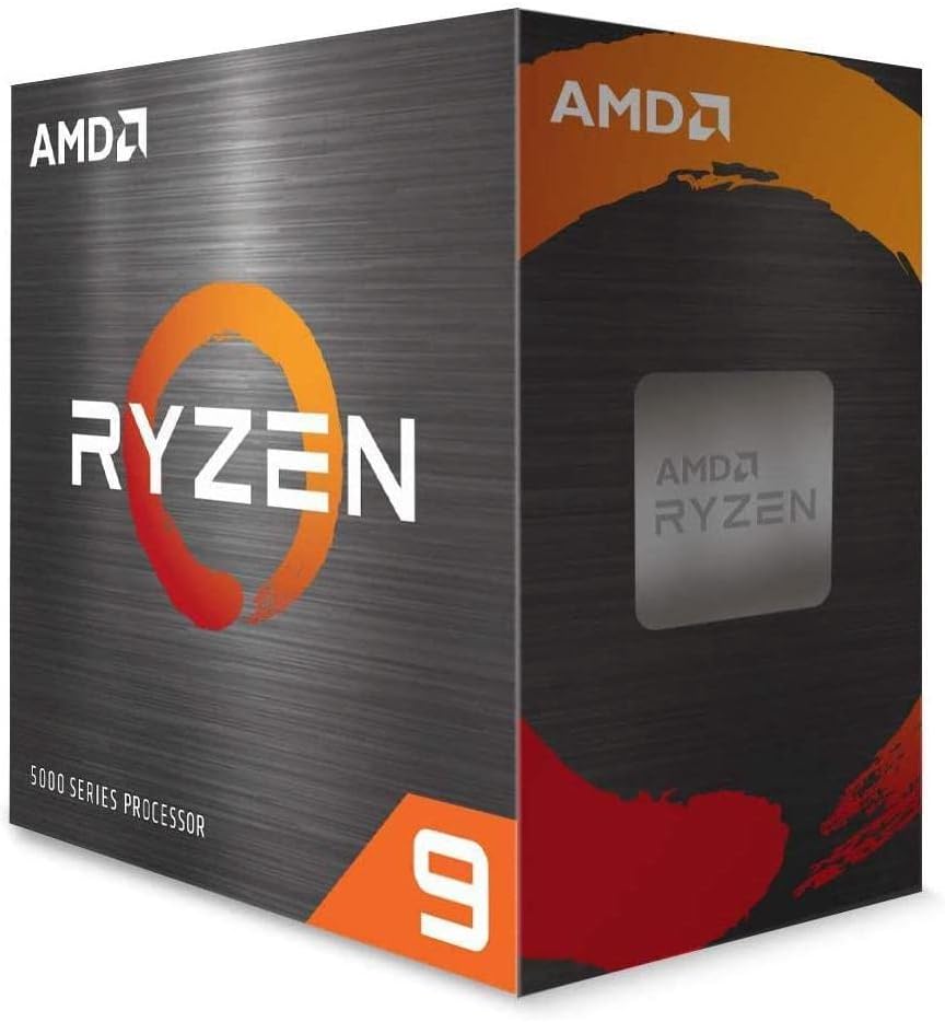 AMD Ryzen 9 5900X Processor, 3.7 GHz, Låda