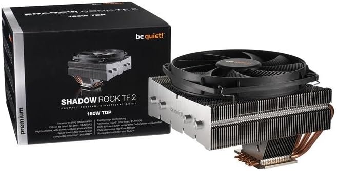 var tyst! Shadow Rock TF 2, 160 W TDP, CPU-kylare