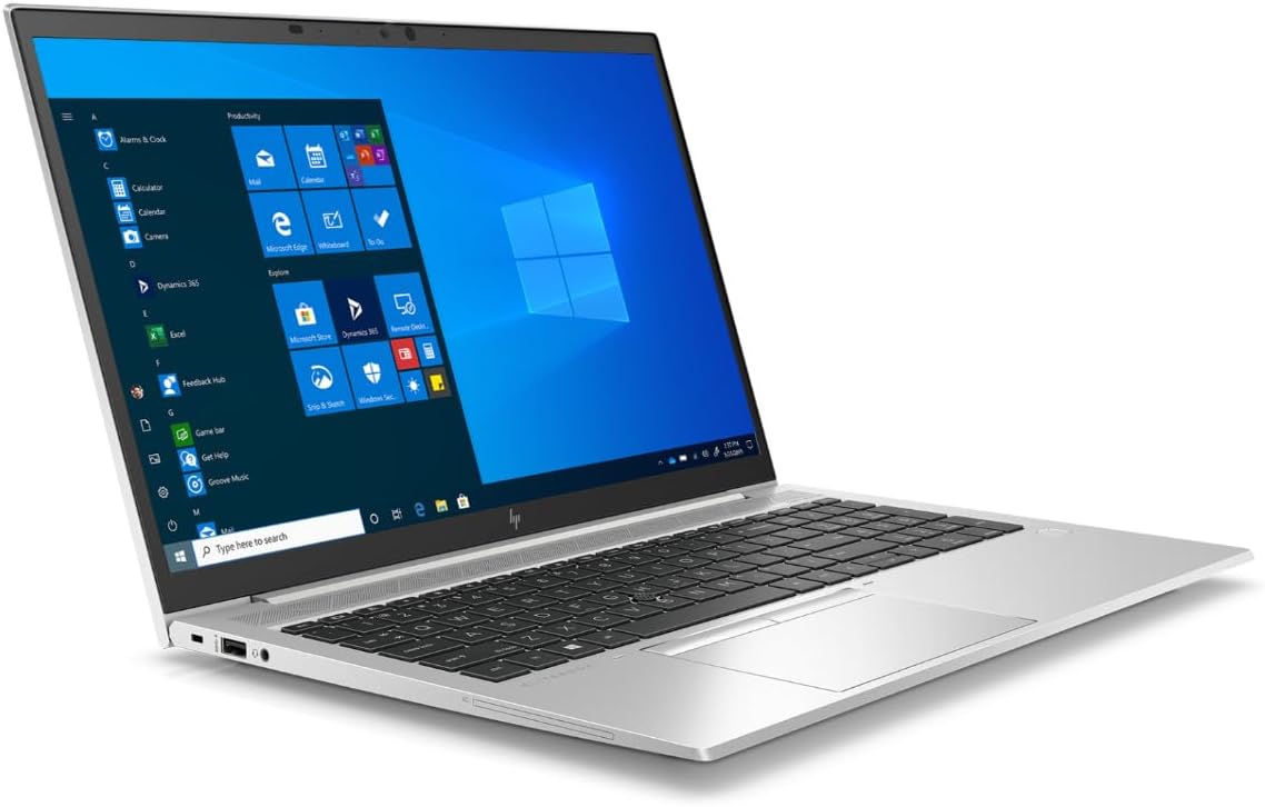 HP EliteBook 850 G7 15,6 tum 1920 x 1080 Full HD Intel Core i5 10310U 256 GB SSD hårddisk 16 GB minne Windows 11 Home Fingerprint Cam Notebook bärbar dator (renoverad)