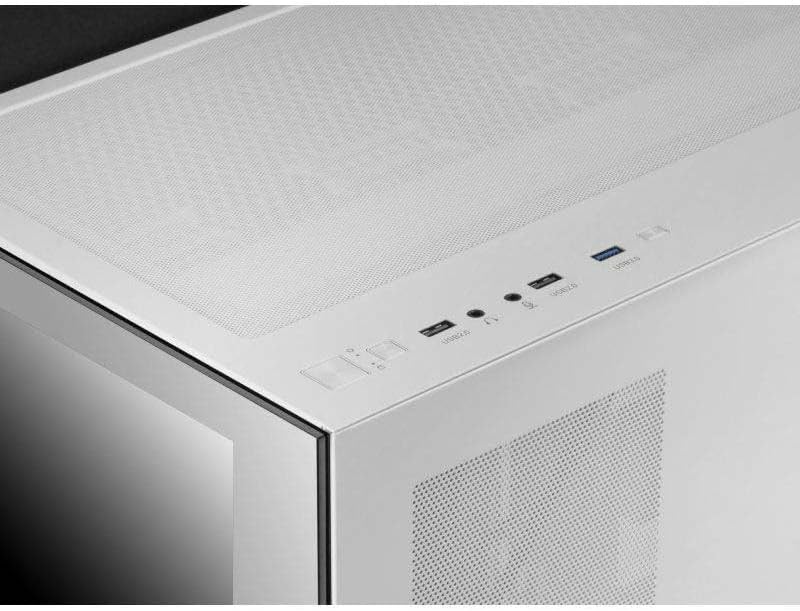 Mars Gaming MC-S1 svart, kompakt Micro-ATX Gaming PC-hölje, ARGB belysning 12 lägen, FRGB-fläkt, Full Side Window, MCS1