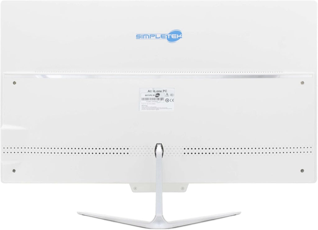 SIMPLETEK PC All in One Core i5 upp till 3,20 GHz, 4 GB SSD RAM 120 GB Windows 10 Pro | 24 tum FHD-skärm integrerad webbkamera WiFi BT LAN HDMI | fast dator för hemmakontor i skolan