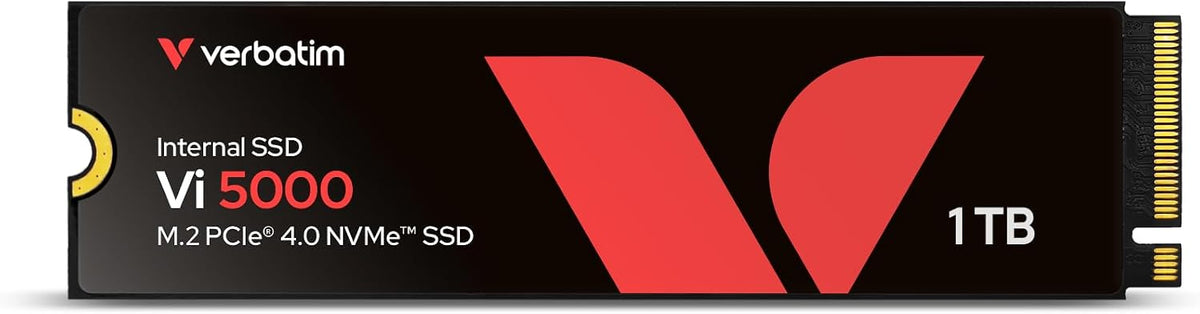Verbatim Vi560 S3 SSD, intern SSD-enhet med 2 TB datalagring, Solid State Drive med SATA III M.2 2280 och 3D NAND-teknik, svart, perfekt för bärbar dator och Ultrabook