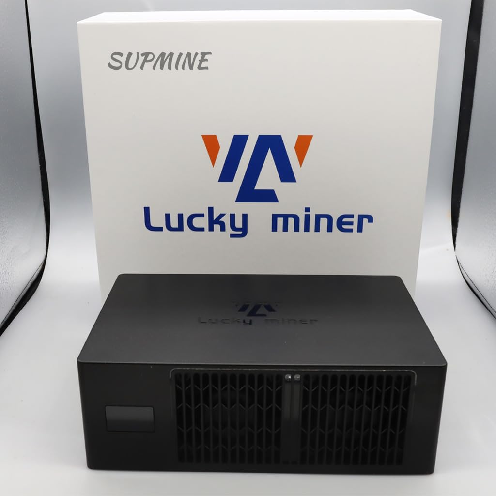 Lucky Miner LV08-4.2TH/s Bitcoin Miner 120W SHA-256 ASIC BM1366 Chip 2.4G WiFi stöder 42 mynt (BTC/BSV) gruvoptimerad