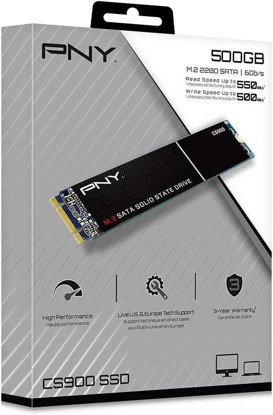 PNY CS900 500GB intern SSD SATA III 2.5"