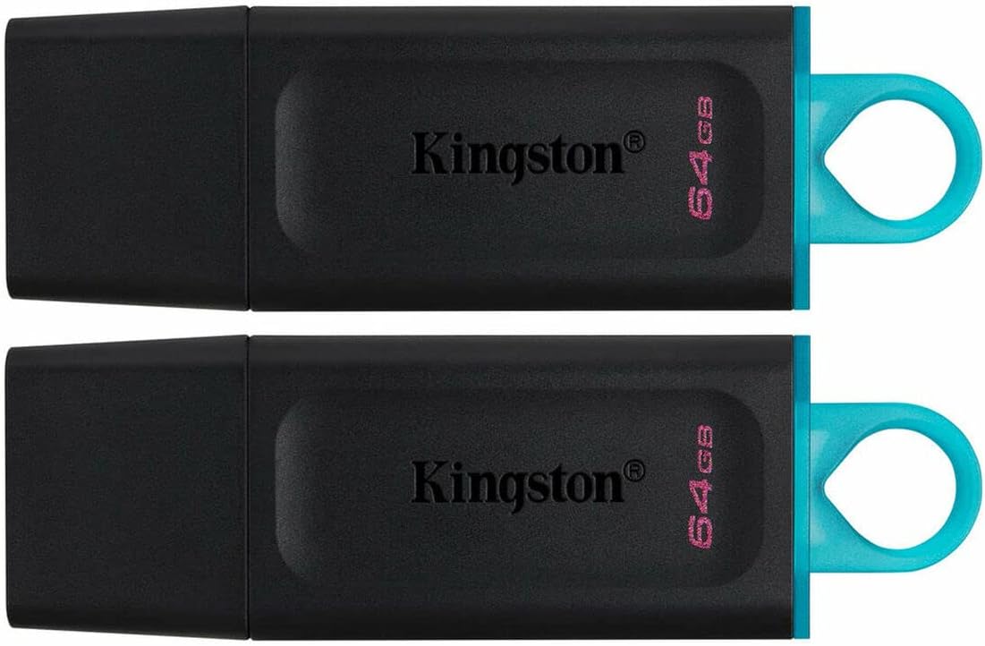 Kingston DataTraveler Exodia DTX/64GB-2P USB-minne USB 3.2 Gen 1 – med skyddskåpa och nyckelring i flera färger