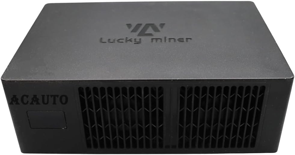 Lucky Miner LV08-120W Bitcoin Miner 4,2TH/s SHA-256 BM1366 ASIC Chip 2,4G WiFi, stöder 42 mynt - BTC, BCH, BSV, Hem/Kontor och P2P/Solo Mining