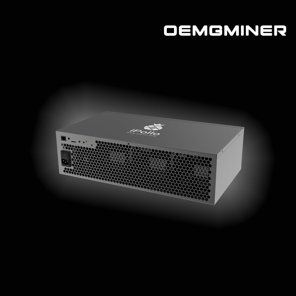 OEMGMINER - Ny iPollo V1H Hydro Miner 850 MH/s 690 W 6G med vätskekylning med strömförsörjning och ETHW Octa ETHF ETC ZIL ASIC-kabel