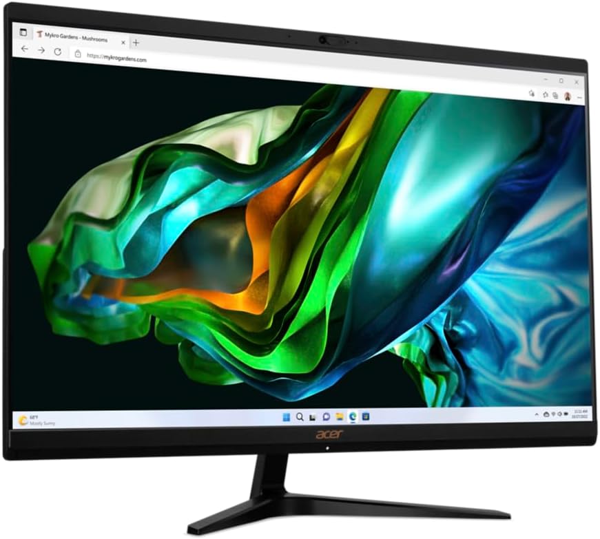 Acer Aspire C27-1800 27 tum FHD LED LCD (Intel Core i5-12450H, 16 GB DDR4, 1024 GB SSD, trådlöst tangentbord och trådlös mus) – Windows 11 Home