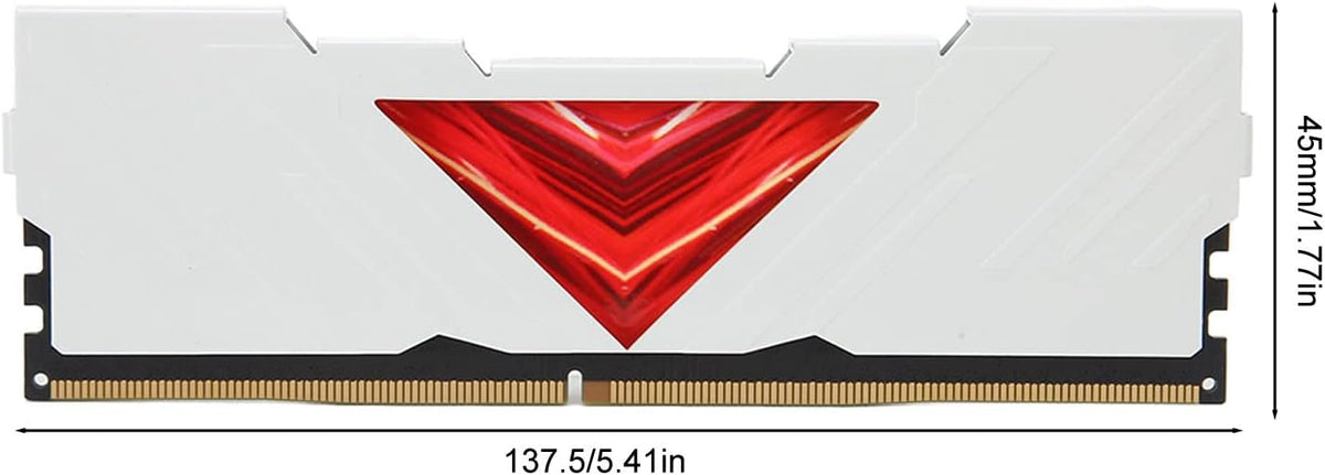 SUNGOOYUE 8GB DDR4 RAM 3200MHz Desktop Memory Module, 2x8GB Kit med Aluminiumfodral för Speldator, CL18 22 22 42, 1,35V (Svart)