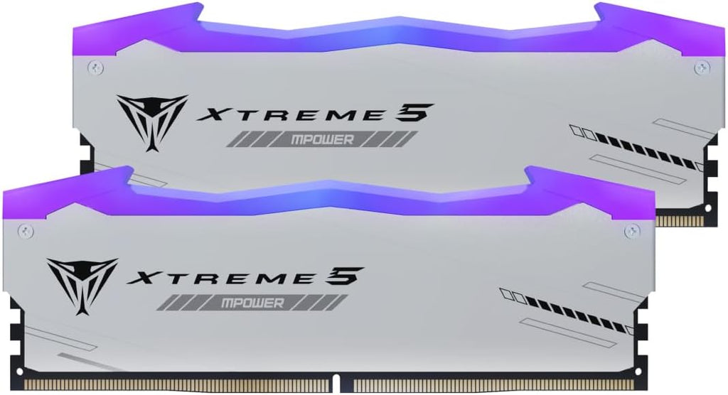 Patriot Viper Xtreme 5 MPower DDR5 RGB RAM 32GB (2X16GB) 6000MT/s CL30 UDIMM Stationär Speldator Arbetsminneskit - PVXR532G60C30KM