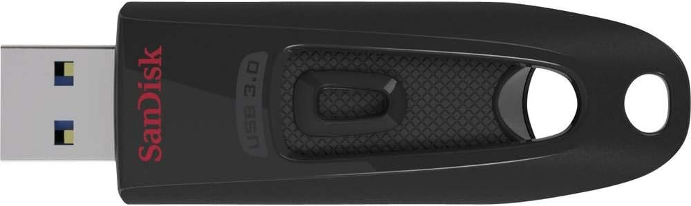 SanDisk Ultra 128 GB, USB 3.0 flash drive, with up to 130 MB/s read speed, Black