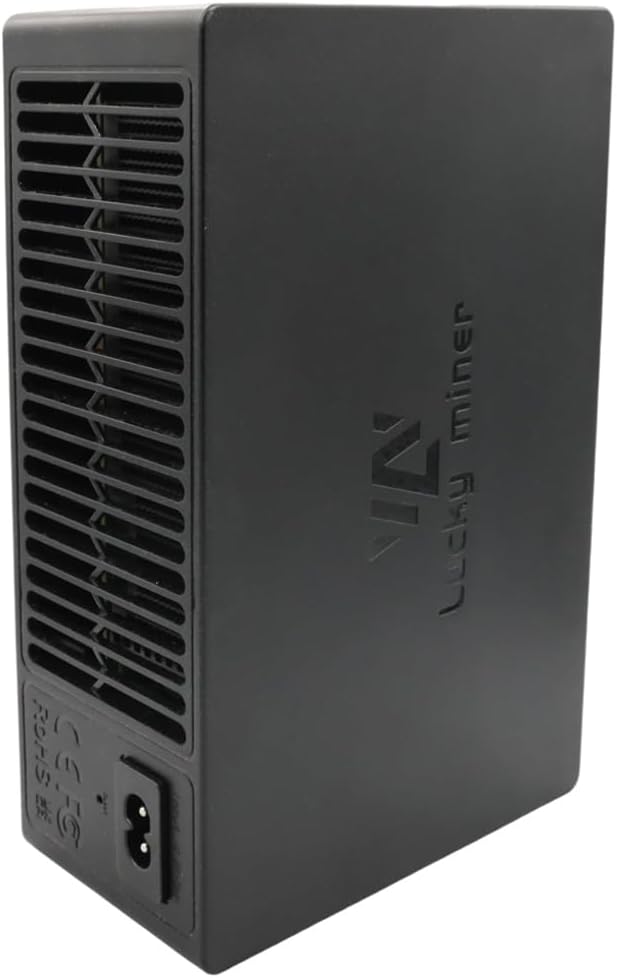 Lucky Miner LV08-120W Bitcoin Miner 4,2TH/s SHA-256 BM1366 ASIC Chip 2,4G WiFi, stöder 42 mynt - BTC, BCH, BSV, Hem/Kontor och P2P/Solo Mining