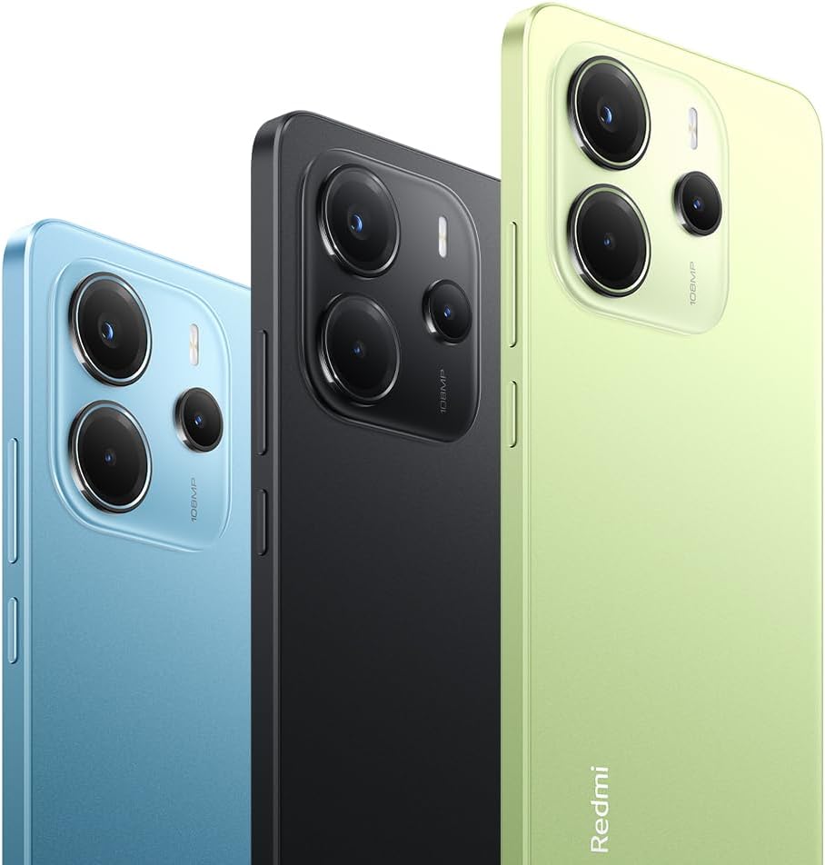 Xiaomi Redmi Note 14 5G Smartphone, 8+256 GB, lila, 108 MP AI-kamerasystem, 5 500 mAh batteri, 120 Hz ögonvårdsdisplay, AI-funktioner (laddare ingår inte)