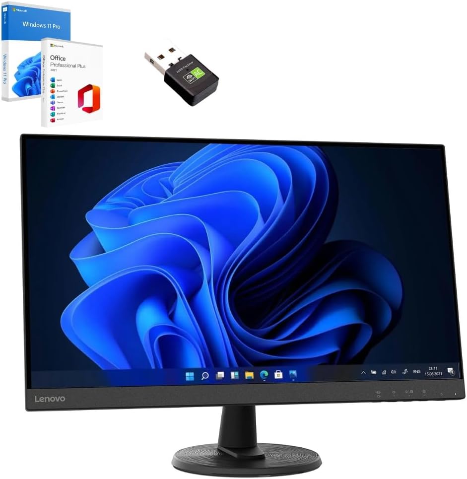 Lenovo Computer All in One 27 tum i5 8500 16 GB RAM 512 GB SSD Win 11 Pro Office 2021 Pro 36 månaders garanti