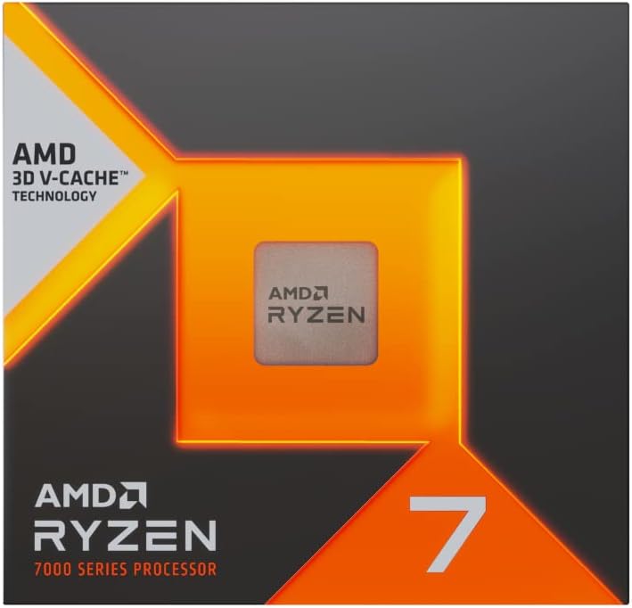 AMD Ryzen 9 7950X3D-processor med 3D-V-cache-teknik (integrerad grafikradion, 16 kärnor/32 trådar, 120W TDP, Socket AM5, 144MB cache, upp till 5,7 GHz frekvens boost, ingen fläkt)