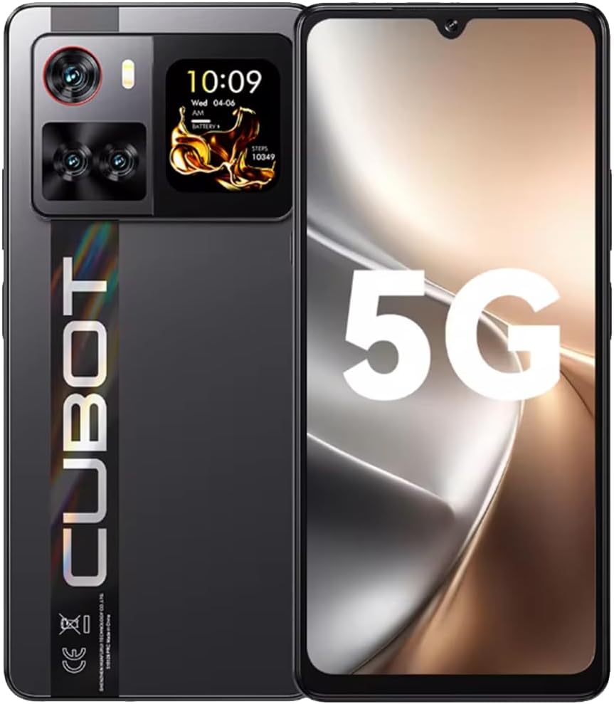 X100 5G - Smartphone 6.88" HD+ 120Hz, 16GB RAM (8GB+8GB Exp.), 256GB ROM, 64MP Kamera, Android 15, Dimensity 7025, Guld