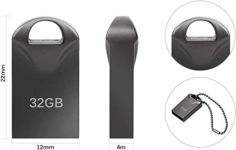 128 GB 2-i-1 USB-minne 128 GB typ-C Pendrive 128GO USB C Flash Drive 128 Giga 2-i-1 OTG Pen 128GO för PC/surfplatta/Laptop/Smartphone med typ C, Xiaomi/Huawei (silver)