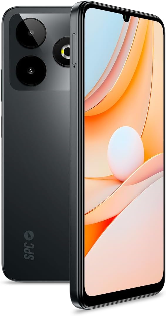 SPC Discovery 3 Pro – Smartphone 6,7 tum IPS 120 Hz | 256 GB int. Minne 8 GB RAM | Triple AI 50 MP kamera 32 MP selfiekamera | NFC eSIM | Android 14 | 5 000 mAh batteri snabbladdning – färg lunar mist